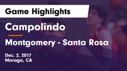 Campolindo  vs Montgomery  - Santa Rosa Game Highlights - Dec. 2, 2017