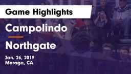 Campolindo  vs Northgate  Game Highlights - Jan. 26, 2019