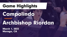 Campolindo  vs Archbishop Riordan  Game Highlights - March 1, 2023