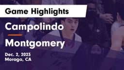 Campolindo  vs Montgomery  Game Highlights - Dec. 2, 2023