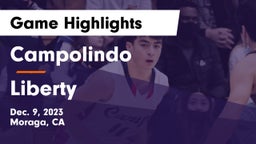Campolindo  vs Liberty  Game Highlights - Dec. 9, 2023