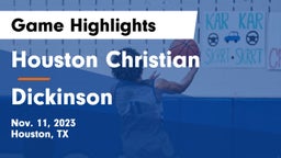 Houston Christian  vs Dickinson  Game Highlights - Nov. 11, 2023