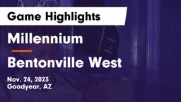 Millennium   vs Bentonville West  Game Highlights - Nov. 24, 2023