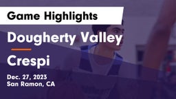 Dougherty Valley  vs Crespi  Game Highlights - Dec. 27, 2023