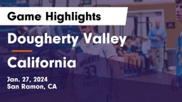 Dougherty Valley  vs California  Game Highlights - Jan. 27, 2024