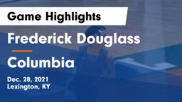 Frederick Douglass vs Columbia Game Highlights - Dec. 28, 2021