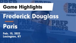 Frederick Douglass vs Paris  Game Highlights - Feb. 15, 2022