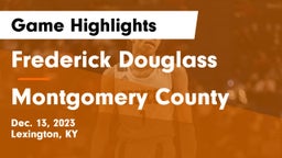 Frederick Douglass vs Montgomery County  Game Highlights - Dec. 13, 2023