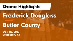 Frederick Douglass vs Butler County  Game Highlights - Dec. 22, 2023