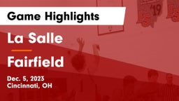 La Salle  vs Fairfield  Game Highlights - Dec. 5, 2023