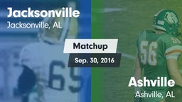 Matchup: Jacksonville High vs. Ashville  2016