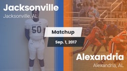 Matchup: Jacksonville High vs. Alexandria  2017