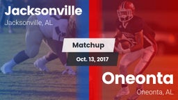 Matchup: Jacksonville High vs. Oneonta  2017