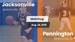 Matchup: Jacksonville High vs. Pennington  2018
