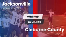 Matchup: Jacksonville High vs. Cleburne County  2018