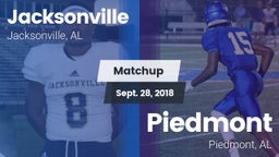 Matchup: Jacksonville High vs. Piedmont  2018