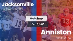 Matchup: Jacksonville High vs. Anniston  2018