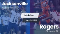 Matchup: Jacksonville High vs. Rogers  2018