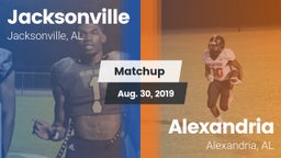 Matchup: Jacksonville High vs. Alexandria  2019