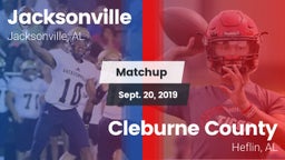 Matchup: Jacksonville High vs. Cleburne County  2019