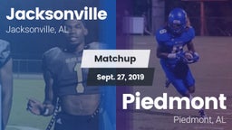 Matchup: Jacksonville High vs. Piedmont  2019