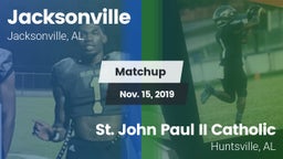 Matchup: Jacksonville High vs. St. John Paul II Catholic  2019