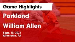 Parkland  vs William Allen  Game Highlights - Sept. 10, 2021