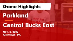 Parkland  vs Central Bucks East  Game Highlights - Nov. 8, 2022