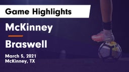 McKinney  vs Braswell  Game Highlights - March 5, 2021