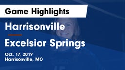 Harrisonville  vs Excelsior Springs  Game Highlights - Oct. 17, 2019