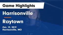Harrisonville  vs Raytown  Game Highlights - Oct. 19, 2019
