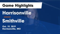 Harrisonville  vs Smithville  Game Highlights - Oct. 19, 2019