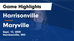 Harrisonville  vs Maryville  Game Highlights - Sept. 12, 2020