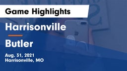 Harrisonville  vs Butler  Game Highlights - Aug. 31, 2021