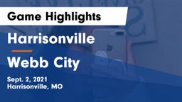 Harrisonville  vs Webb City  Game Highlights - Sept. 2, 2021