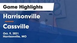 Harrisonville  vs Cassville  Game Highlights - Oct. 9, 2021