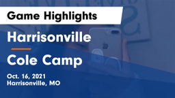 Harrisonville  vs Cole Camp  Game Highlights - Oct. 16, 2021