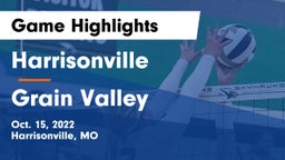 Harrisonville  vs Grain Valley  Game Highlights - Oct. 15, 2022