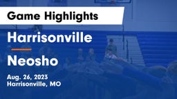 Harrisonville  vs Neosho  Game Highlights - Aug. 26, 2023
