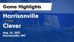 Harrisonville  vs Clever  Game Highlights - Aug. 26, 2023