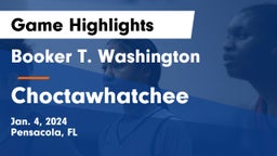 Booker T. Washington  vs Choctawhatchee  Game Highlights - Jan. 4, 2024