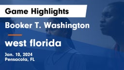 Booker T. Washington  vs west florida  Game Highlights - Jan. 10, 2024