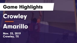 Crowley  vs Amarillo  Game Highlights - Nov. 23, 2019