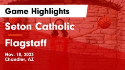Seton Catholic  vs Flagstaff  Game Highlights - Nov. 18, 2023