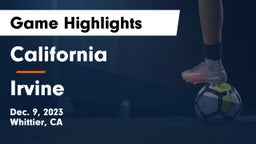 California  vs Irvine  Game Highlights - Dec. 9, 2023