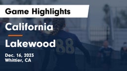California  vs Lakewood  Game Highlights - Dec. 16, 2023