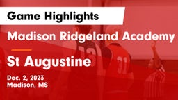 Madison Ridgeland Academy vs St Augustine Game Highlights - Dec. 2, 2023