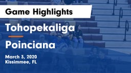 Tohopekaliga  vs Poinciana Game Highlights - March 3, 2020