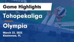 Tohopekaliga  vs Olympia  Game Highlights - March 22, 2023