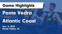 Ponte Vedra  vs Atlantic Coast   Game Highlights - Jan. 4, 2022